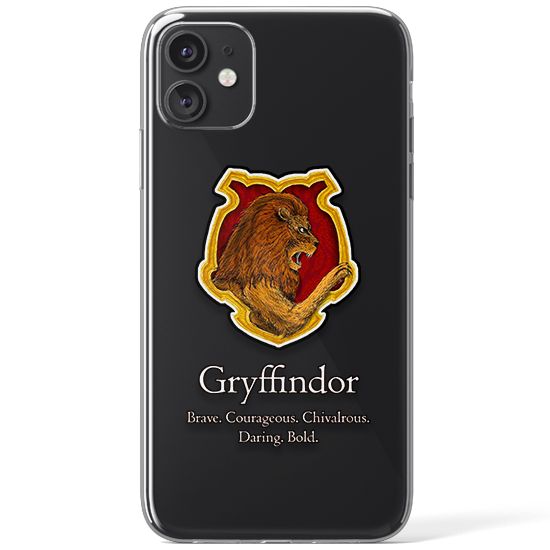 Harry Potter - Gryffindor Şeffaf Telefon Kılıfı