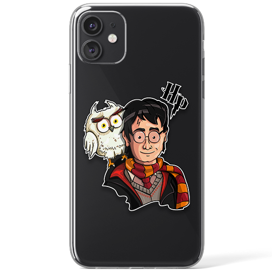 Harry Potter - Harry Potter ve Hedwig Şeffaf Telefon Kılıfı