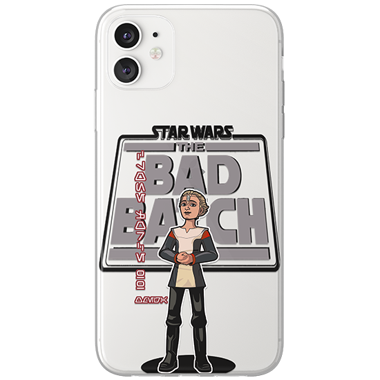 #Star Wars - Bad Batch Omega Şeffaf Telefon Kılıfı